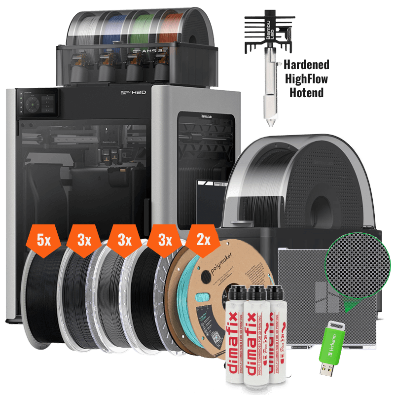 Bambu Lab H2D 3D-Druck Bundle